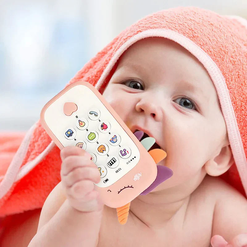 Sound And Music Baby Mobile Phone With Teether